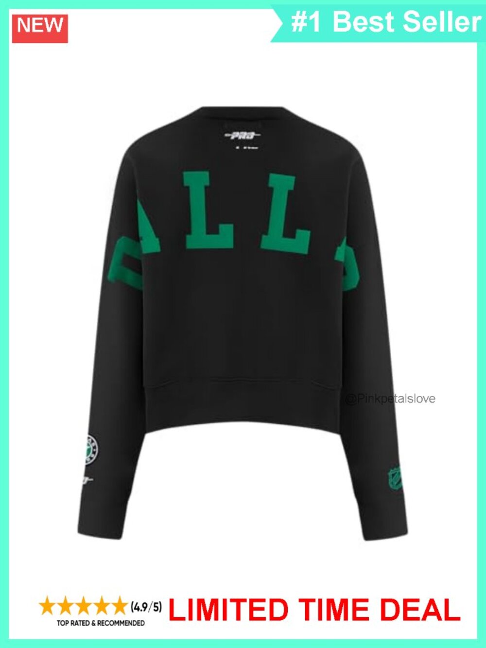 NHL Wingspan Brushed Back French Terry Crewneck Sweatshirt Women's